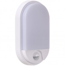 Φωτιστικό Απλίκα LED 15W 230V 1100lm 4000K Λευκή IP54 με Ανιχνευτή Κίνησης 99DS202